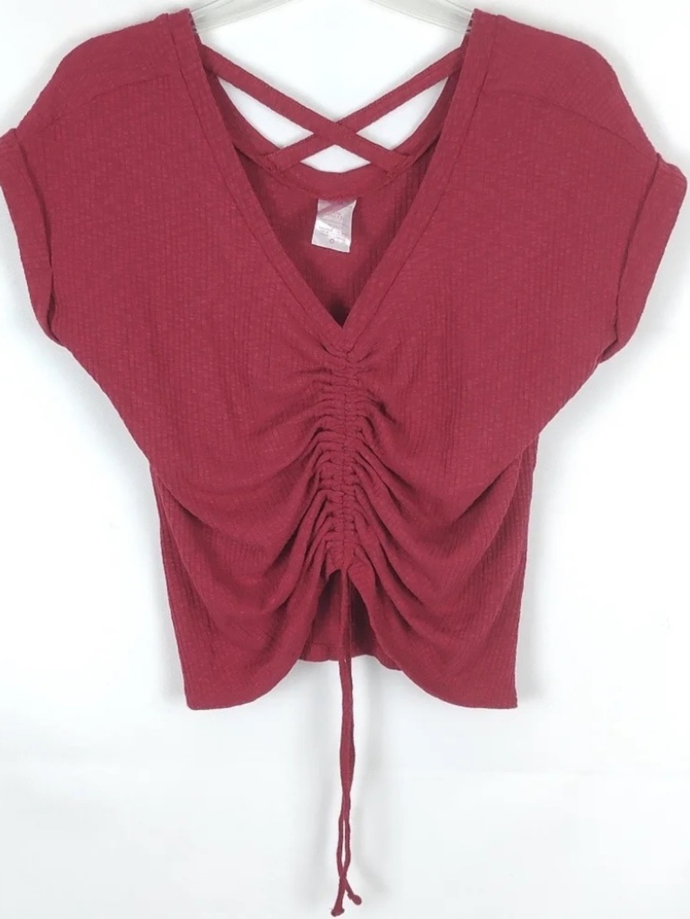 No Boundaries Blouse Womens L Spring Summer Coquette Party Rave Festival Casual